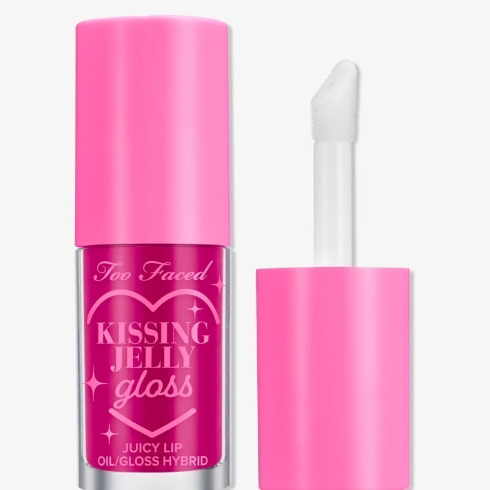 🌻 Too Faced Kissing Jelly Lip
Oil Gloss Raspberry New Full Size
